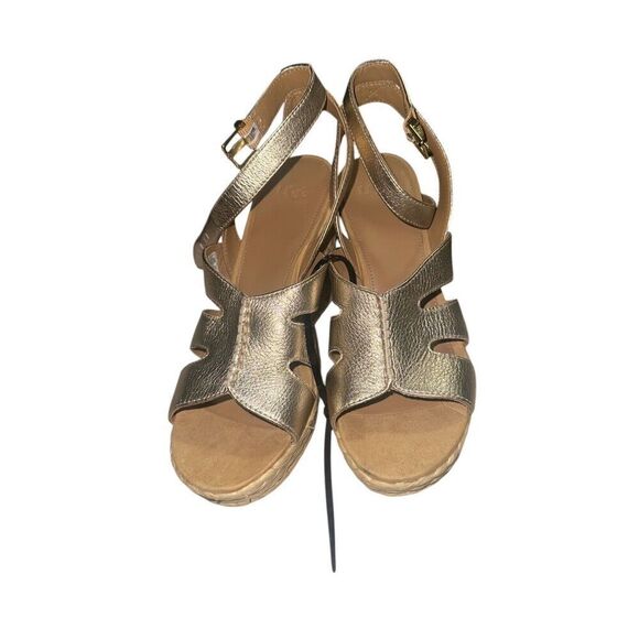 UGG Careena Metallic Gold Platform Sandals Women’s US Size 8 NWOB - Picture 4 of 6